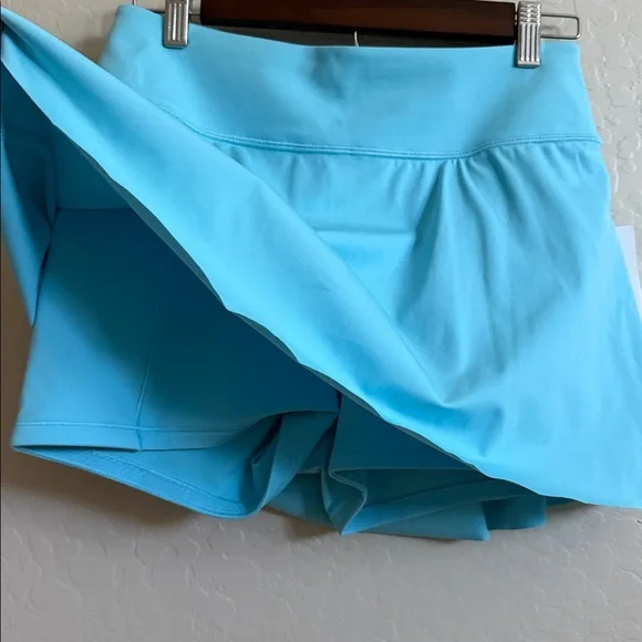 NEW Athleta Ace Advantage 13 1/2” Skort, Small, Light Blue, With Pockets - Picture 3 of 11